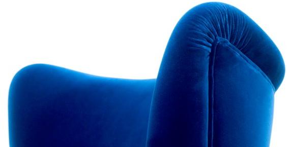 Mytto Мягкое бархатное кресло с подлокотниками Larforma sun-id-1451577 - Вид №6