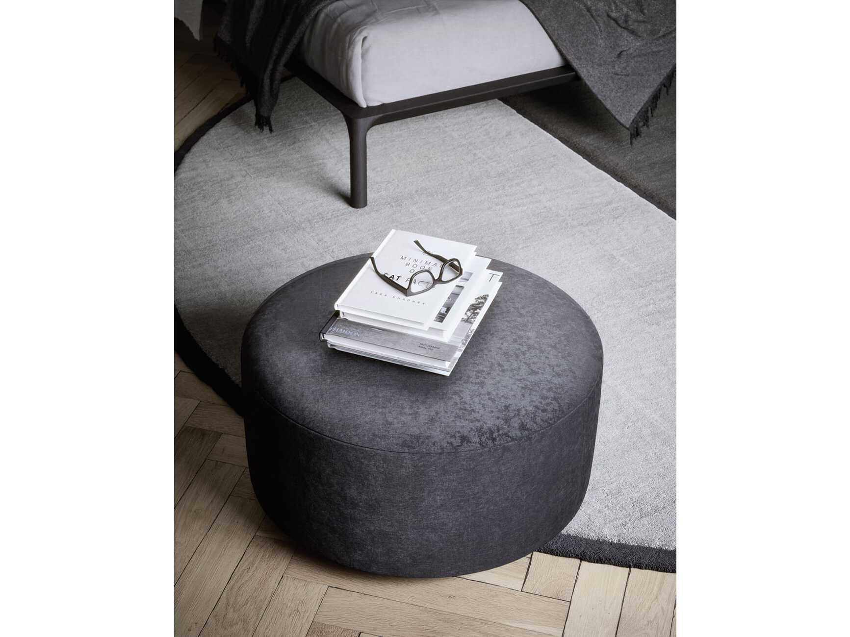 Круглый пуф из ткани Novamobili LOG ARCH-00086385 - Вид №2