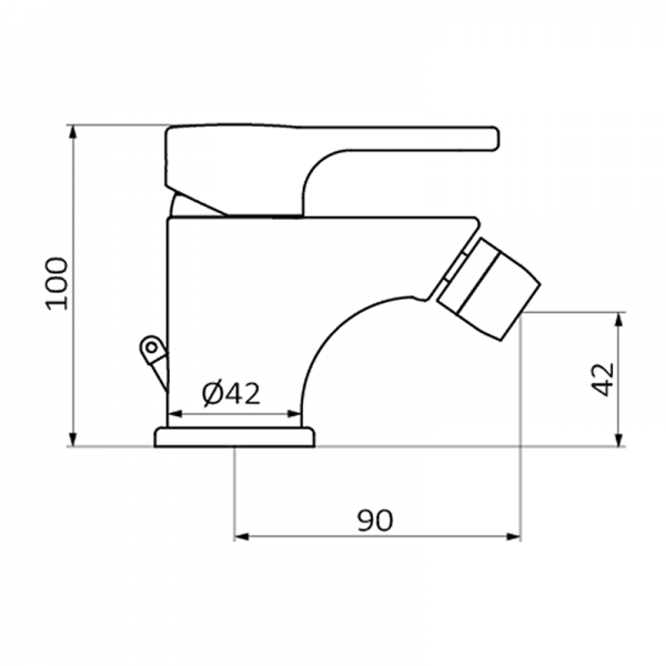Смеситель для биде ECO PRIME GRB MIXERS 15726150  - Вид №1
