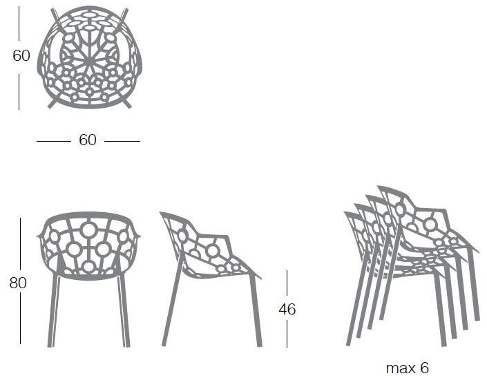 Segis Штабелируемый стул из алюминия Polo sun-id-1458475 - Вид №14