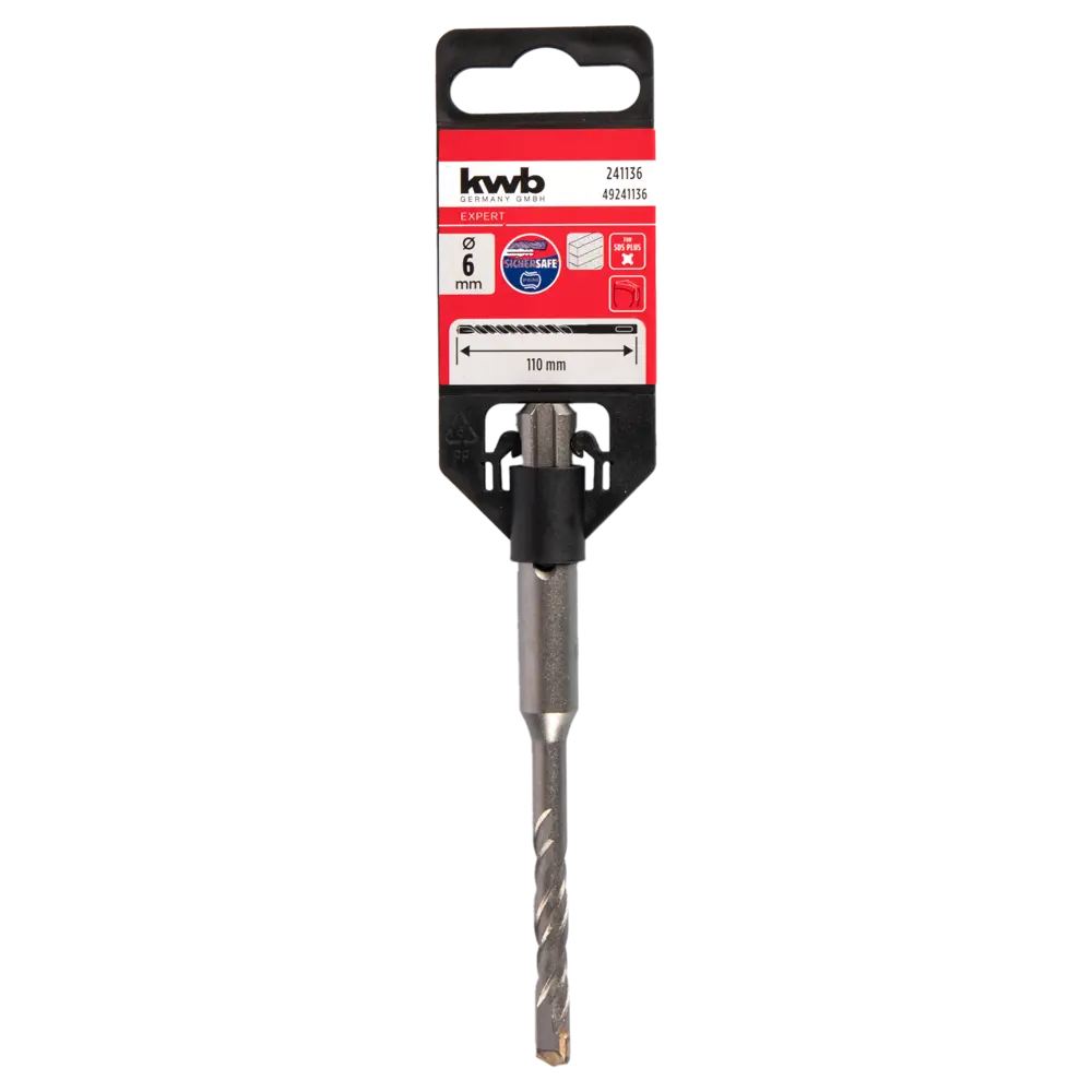 Бур по бетону KWB SDS-plus 6x110 мм с карбидным наконечником 88265627 STLM-0841833 - Вид №3
