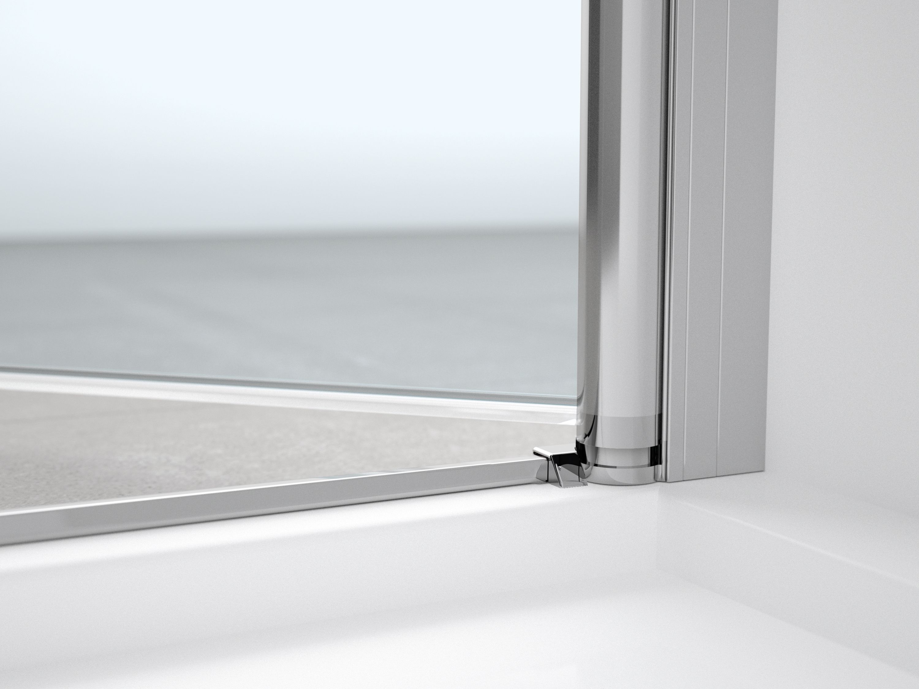 Угловая душевая кабина с раздвижной дверью Novellini Young ARCH-00100660 - Вид №4