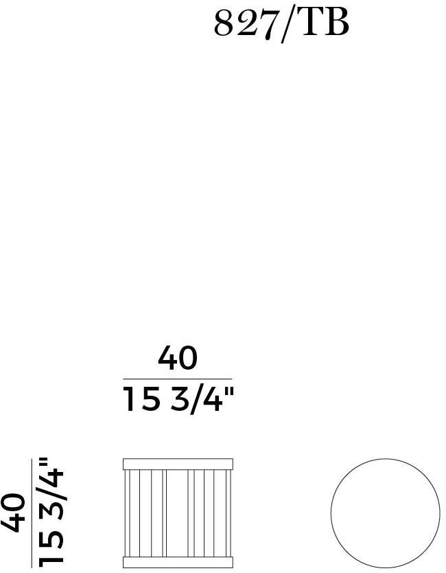 Potocco Журнальный столик из дуба Rondò 827/tm RONDO - Вид №4
