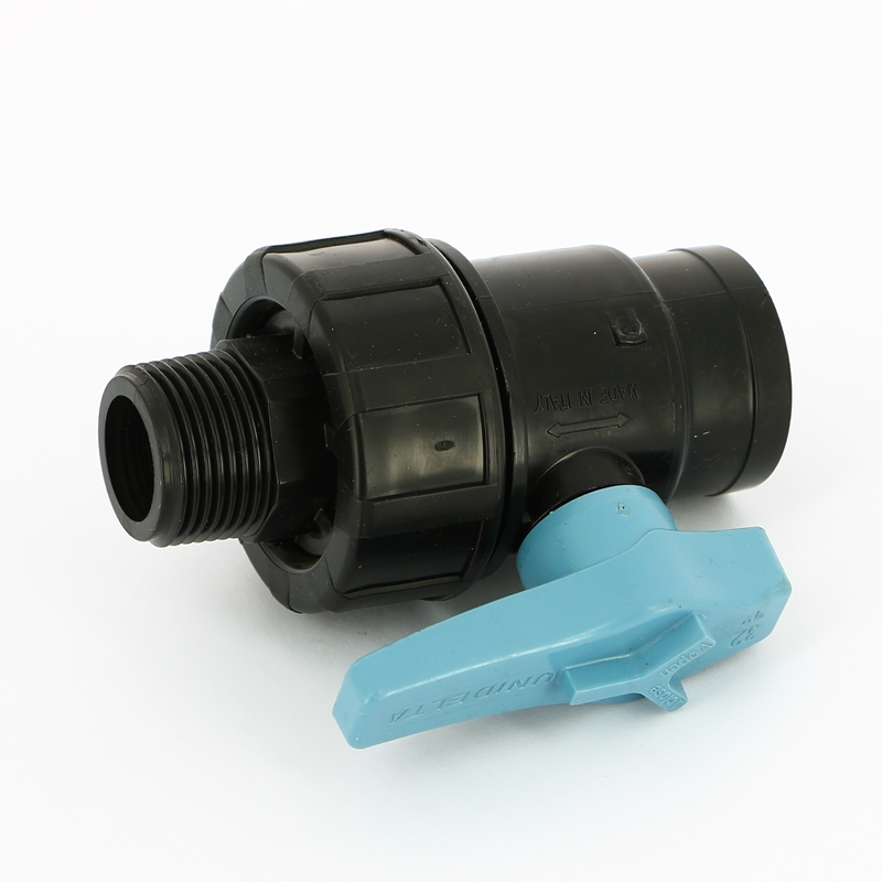 Кран НВ Unidelta 1" для труб ПНД полипропилен PP-B 1075004004001 - Вид №4