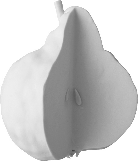 1021320 Klimenkoff Дек-е изделие "Груша" разн. Фарфор твердый 