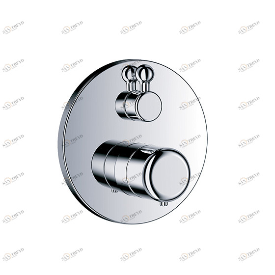 Термостат для душа скрытого монтажа ½" с запорным и переключающим вентилем JOERGER Ramses 611.40.380.000