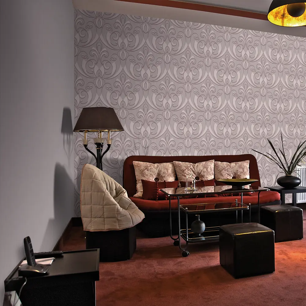 Обои флизелиновые Erismann Elegance коричневые 1.06 м 3633-5 STLM-2102641 - Вид №2