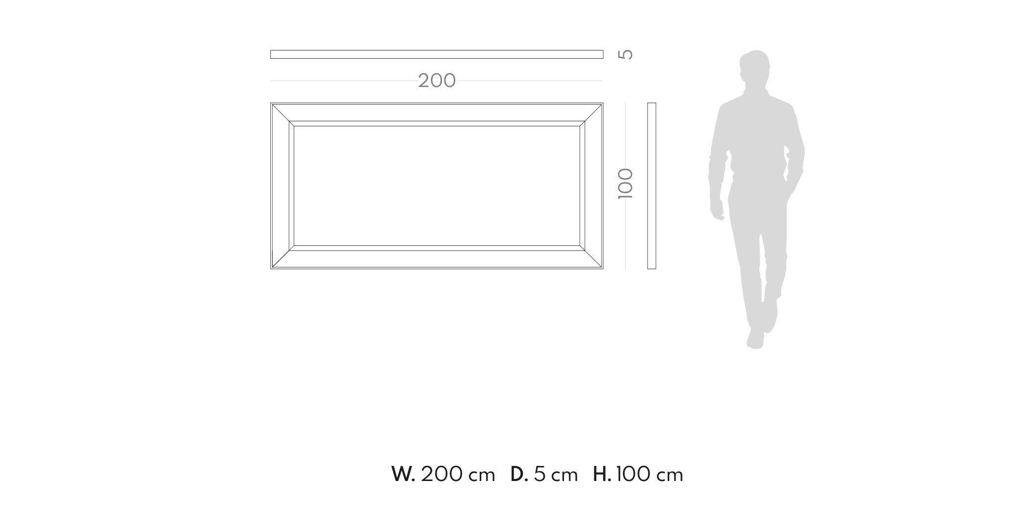 Настенное зеркало PRADDY Miller ARCH-00107150 - Вид №2