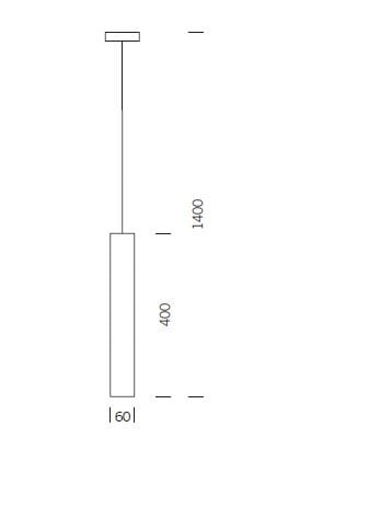 Металлический светодиодный подвесной светильник Olev цилиндр ARCH-00035489 - Вид №3