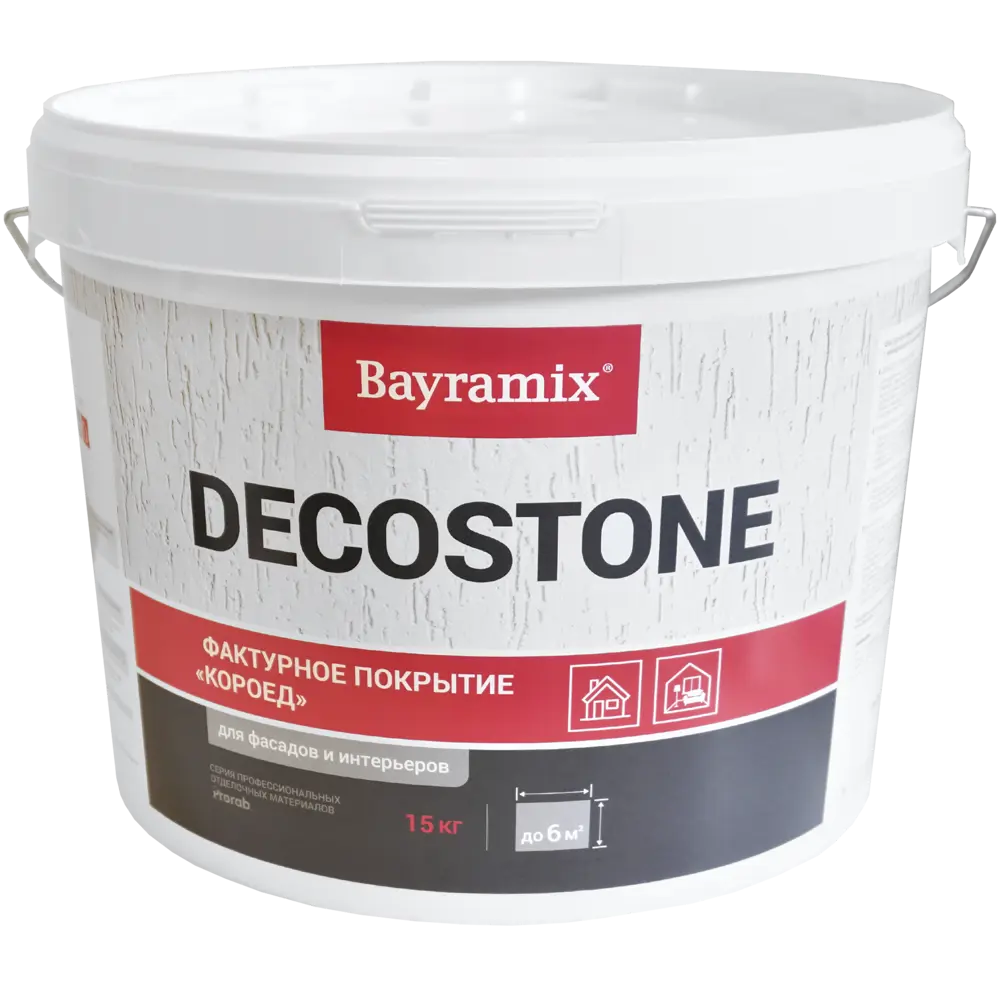 BAYRAMIX Decostone - фактурное покрытие с эффектом короед, 15 кг 82879072 STLM-0037415 - Вид №1
