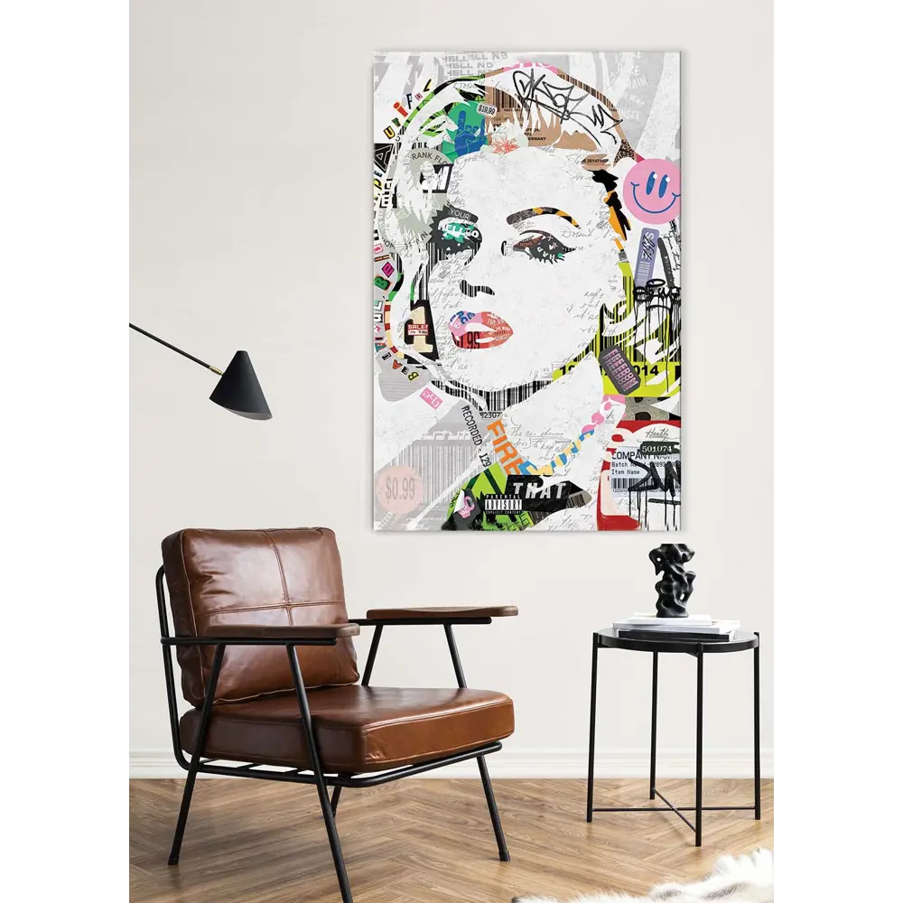 Картина на холсте Поп-арт коллаж 70x110 см 87233211 STLM-2036469 FBRUSH  - Вид №2