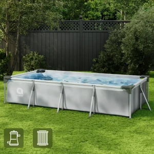 Каркасный бассейн Avenli прямоугольный 6075 л с насосом 89335103