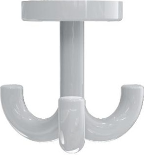 477.90.051 тройной крючок HEWI System 111 | Polyamid  - Вид №2