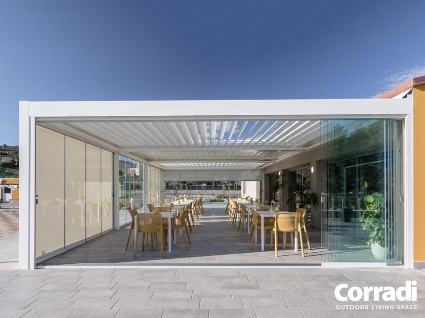 Corradi Алюминиевая пергола с регулируемыми жалюзи Bioclimatics sun-id-1405053 - Вид №12