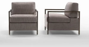 Marac Кресло из ткани со съемным чехлом с подлокотниками