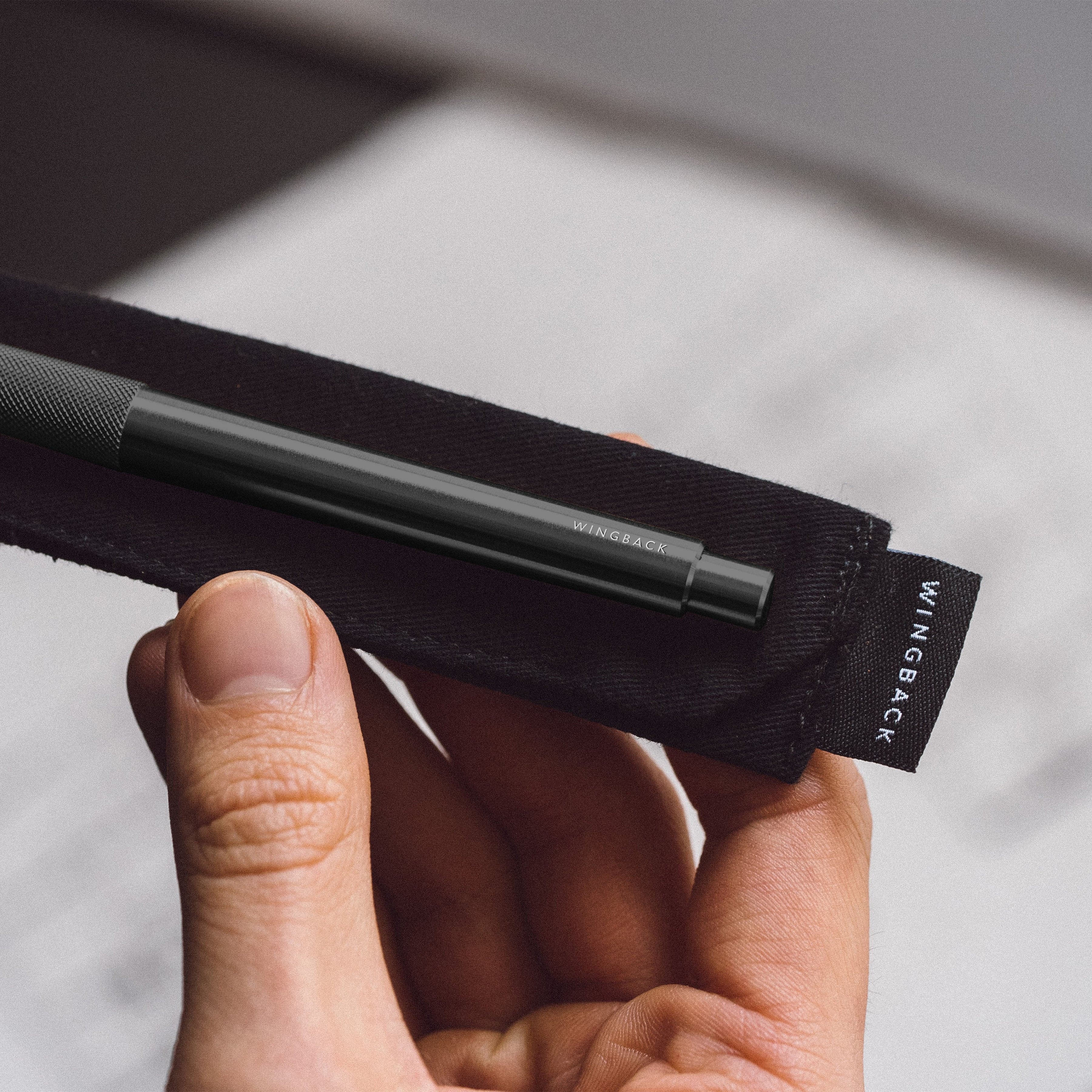 W207BST-7 Механический карандаш - черная сталь - 0,7 мм Wingback  - Вид №10