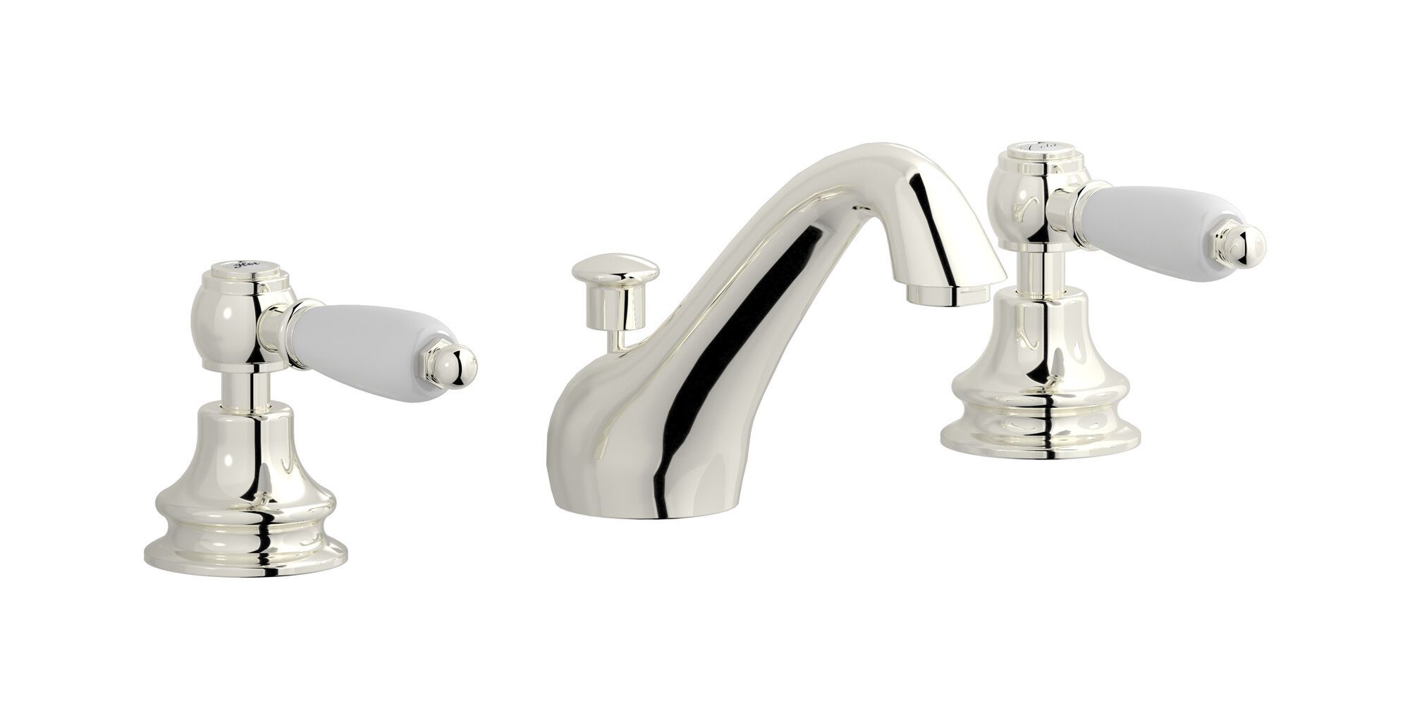 Смеситель для раковины с 3 отверстиями для пола с автоматическим сливом IB Hermes + Hermes Elle ARCH-00051933 - Вид №5