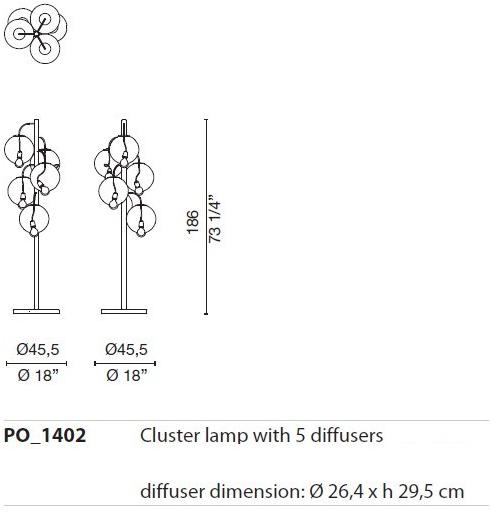 Cappellini Торшер из цветного стекла Meltdown sun-id-1379803 - Вид №5