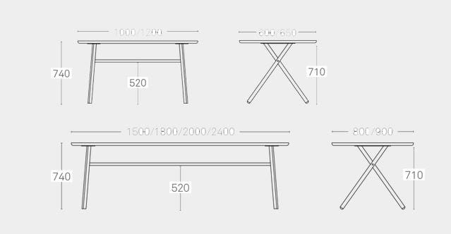 Прямоугольный стол ONDARRETA Bai ARCH-00101988 - Вид №4