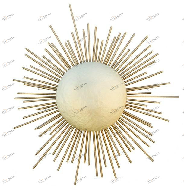 BRABBU Бра из латуни Soleil sun-id-1436640