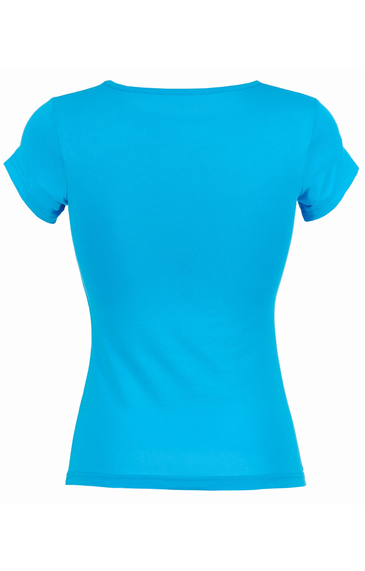 62117 Футболка женская бирюза LUXE  Одежда для официантов  размер S  - Вид №3