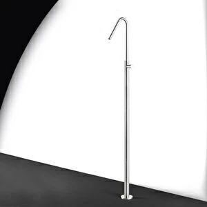 Смеситель для раковины HIRO HIR14L серебристый глянцевый