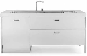 L190 Накладная раковина на столешницу  овальная ALPES-INOX Liberi in cucina