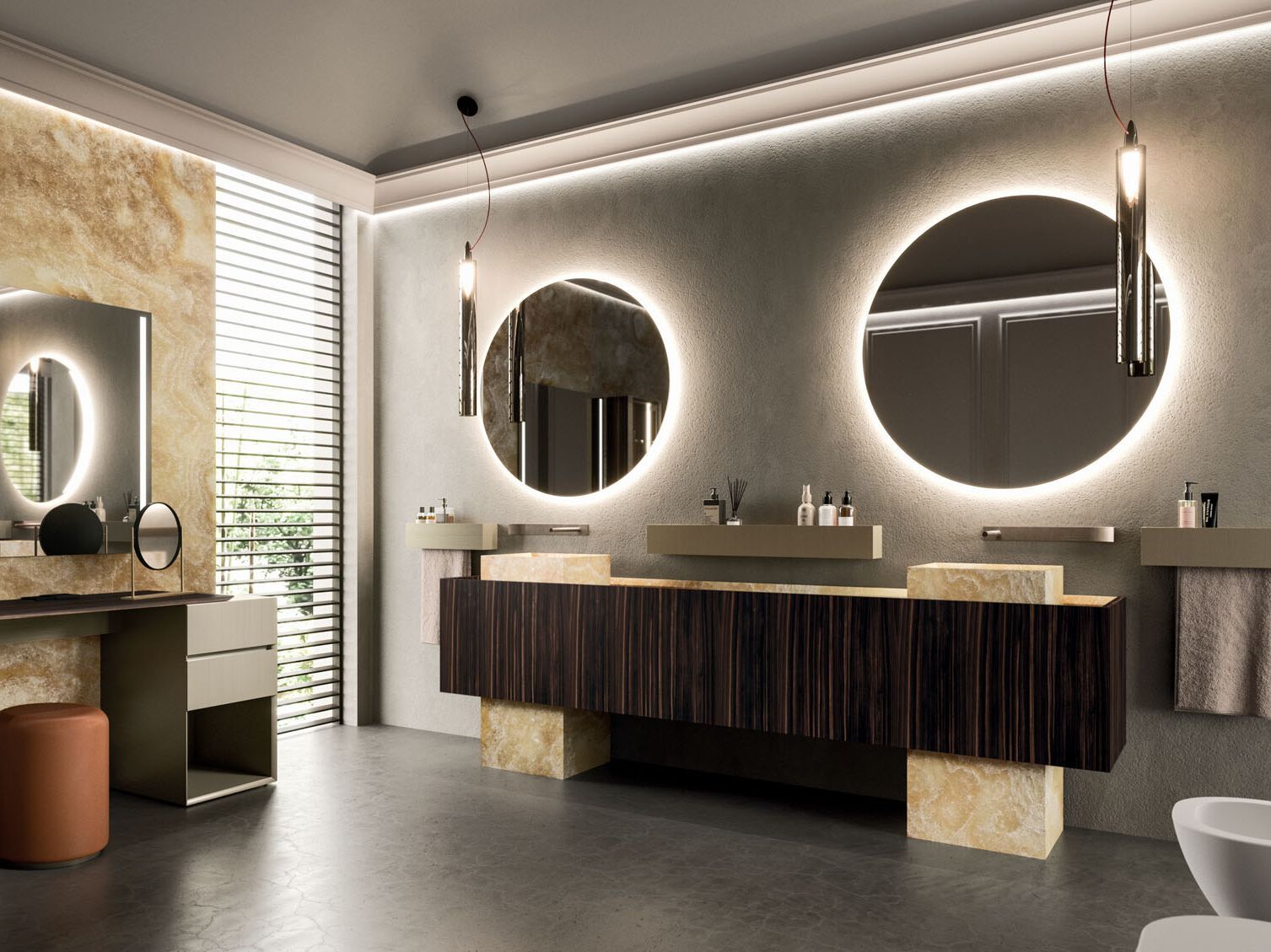 Double floor-standing vanity unit Arrital Must ARCH-00049906