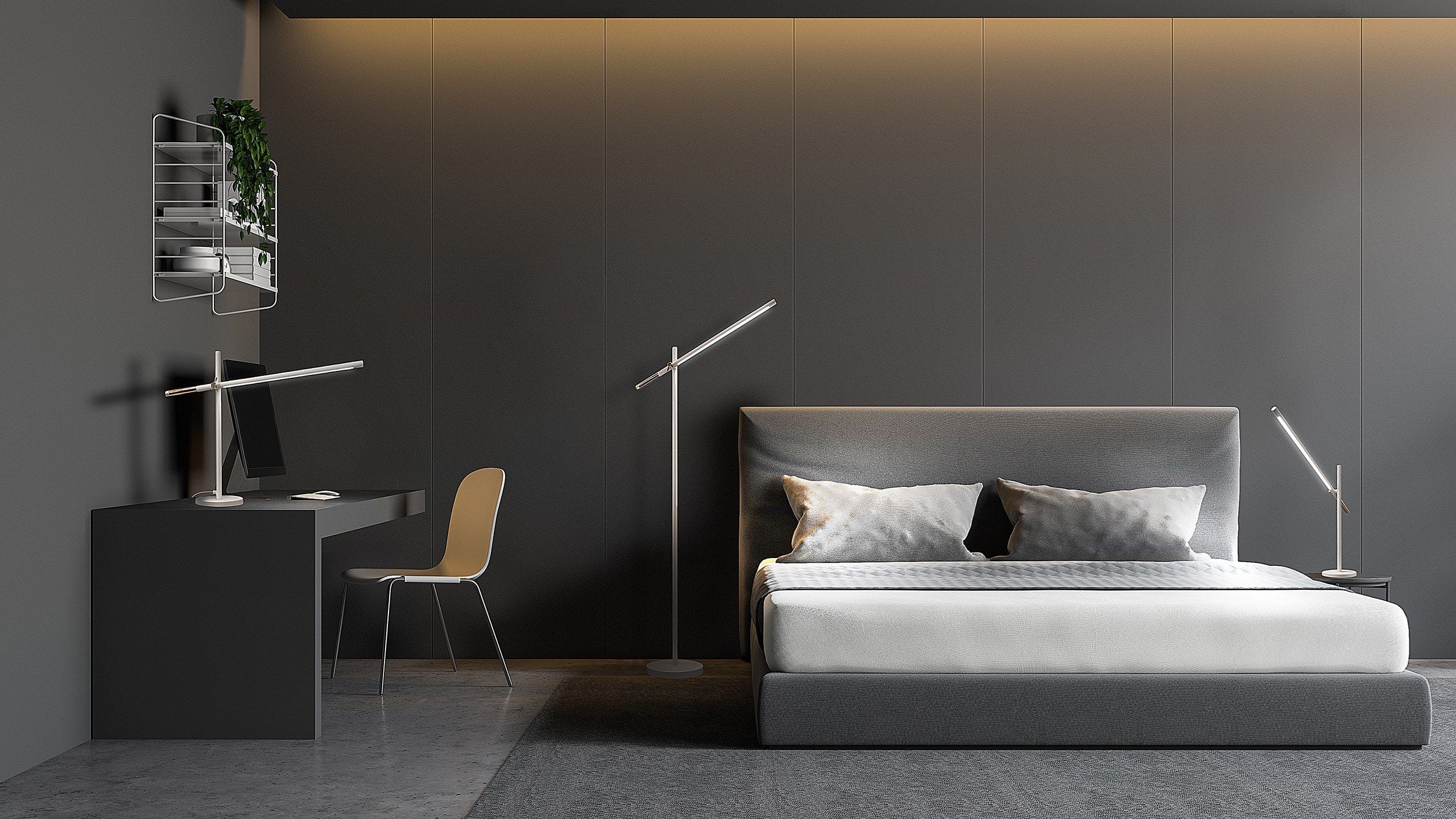 Регулируемая светодиодная настольная лампа Valaisin Grönlund этаж ARCH-00009201 - Вид №4