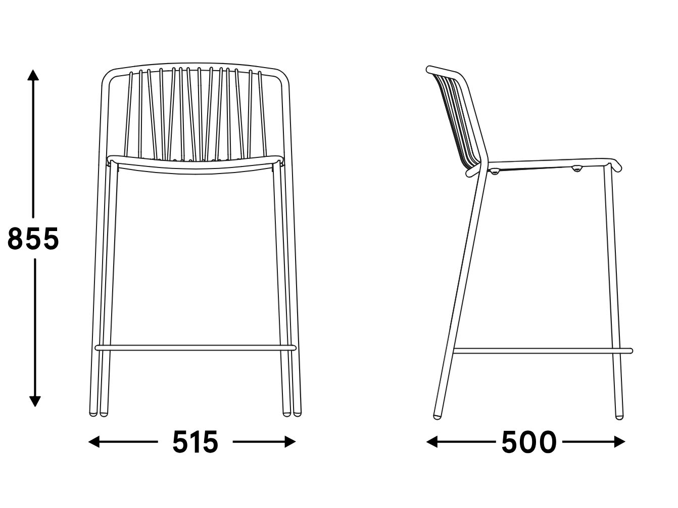 Стальной стул с порошковым покрытием с подлокотниками MDD Bris ARCH-00093647 - Вид №17