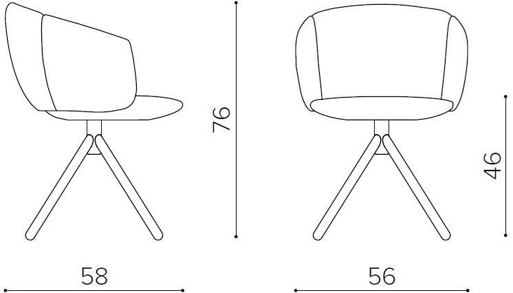 True Design Кресло поворотное с подлокотниками Not sun-id-1494623 - Вид №7
