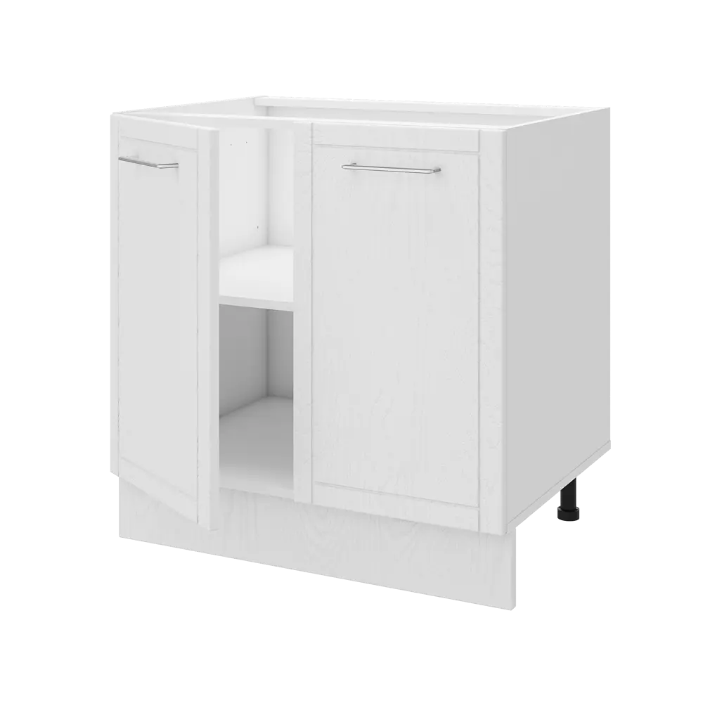 DELINIA Напольный кухонный шкаф Агидель белый 80х82.5х58 см 86586495 STLM-0860170 - Вид №2