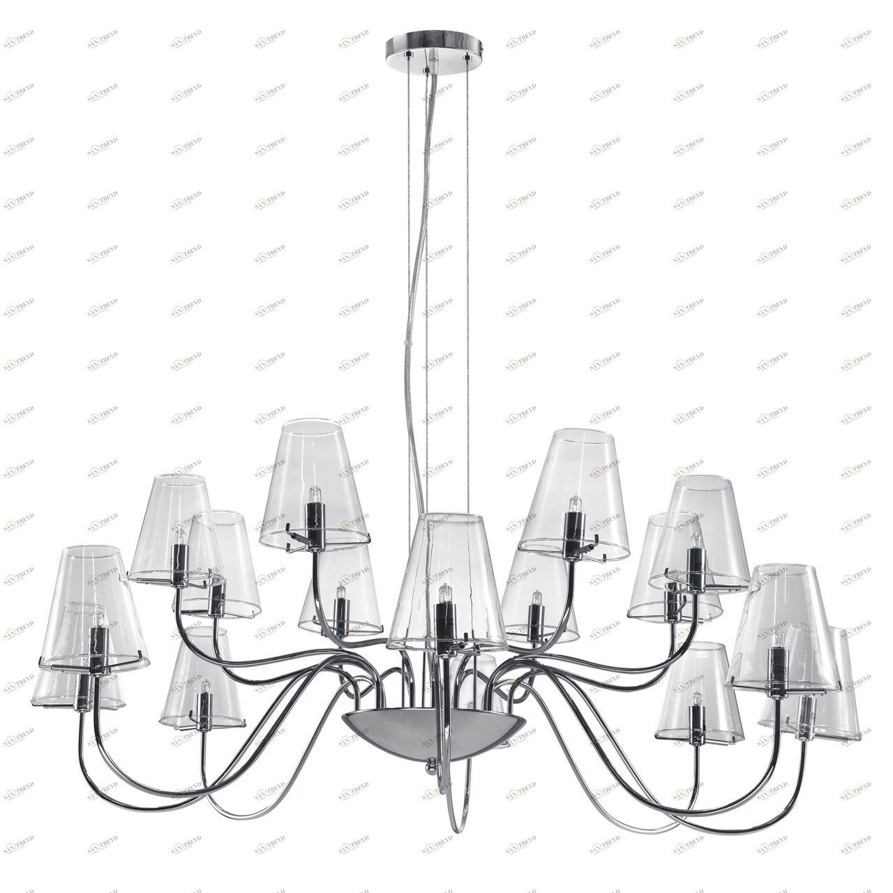 Подвесная люстра Lightstar Diafano 758164 LIGHTSTAR ДИЗАЙНЕРСКИЕ, DIAFANO 056070 Хром 