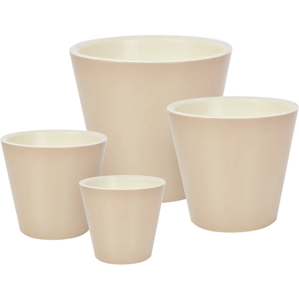 INGREEN London - элегантный цветочный горшок шоколадного цвета с поддоном 88259139 STLM-0077076 - Вид №2