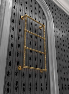 3551330150002 Cordivari Retro 1, полотенцесушитель водяной 975/575, цвет хром