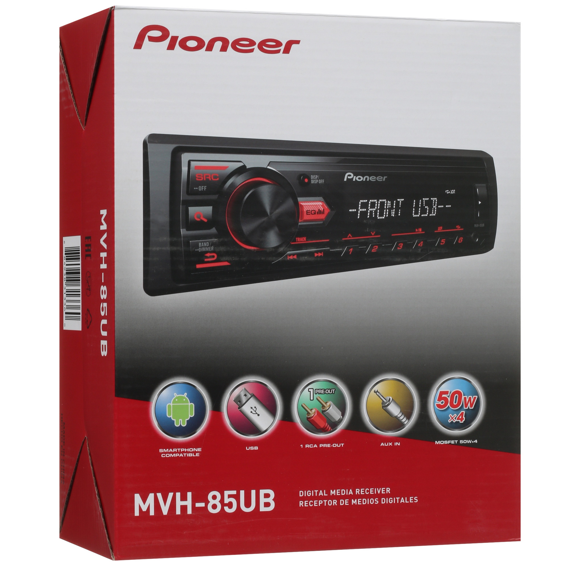 5088304 Автопроигрыватель Pioneer MVH-85UB STDN-0136143 - Вид №7