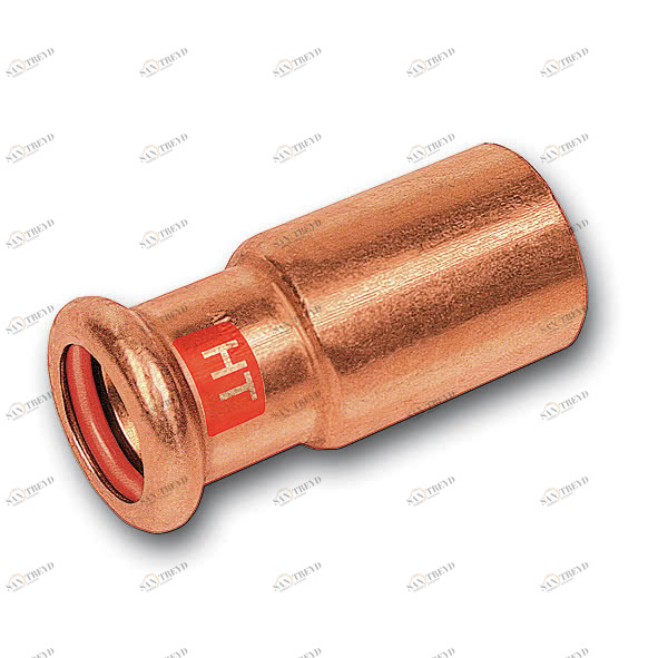 1122436454 SANHA 12243 пресс-фитинг солн.,медь, ниппель переходн. ВПр-НПр 64ax54 мм 