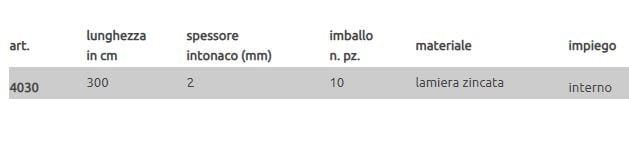 Профиль защитного выступа EDILFERRO TRAVEST ART. 4030 ARCH-00080971 - Вид №2