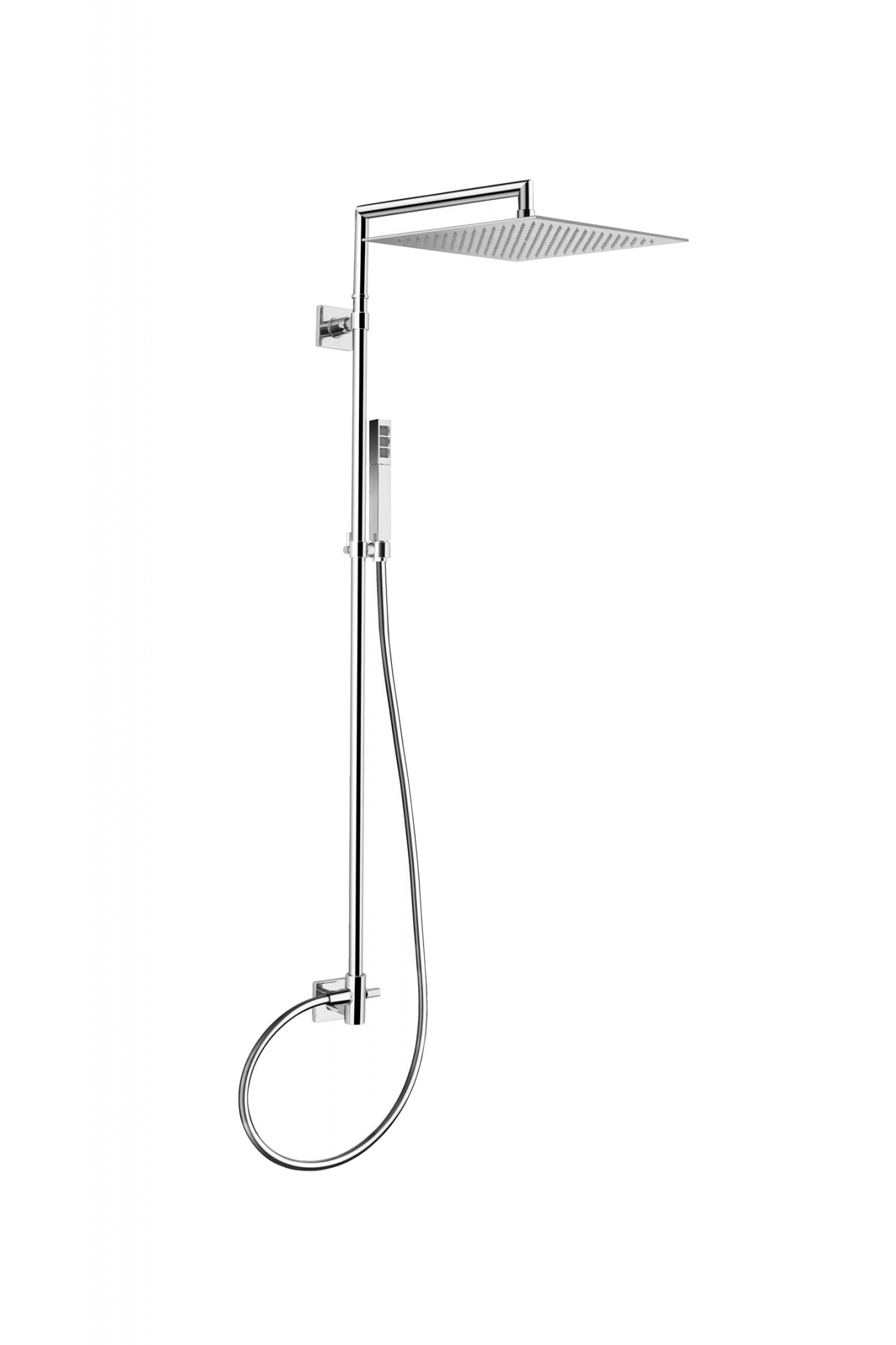 32494/ID-CR CARIMALI Поворотная душевая стойка, инспектируемая лейка MySlim 