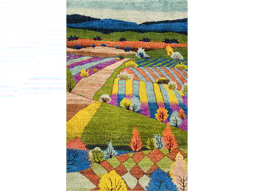 Прямоугольный шерстяной ковер Zollanvari Gabbehs Landscapes ARCH-00123859
