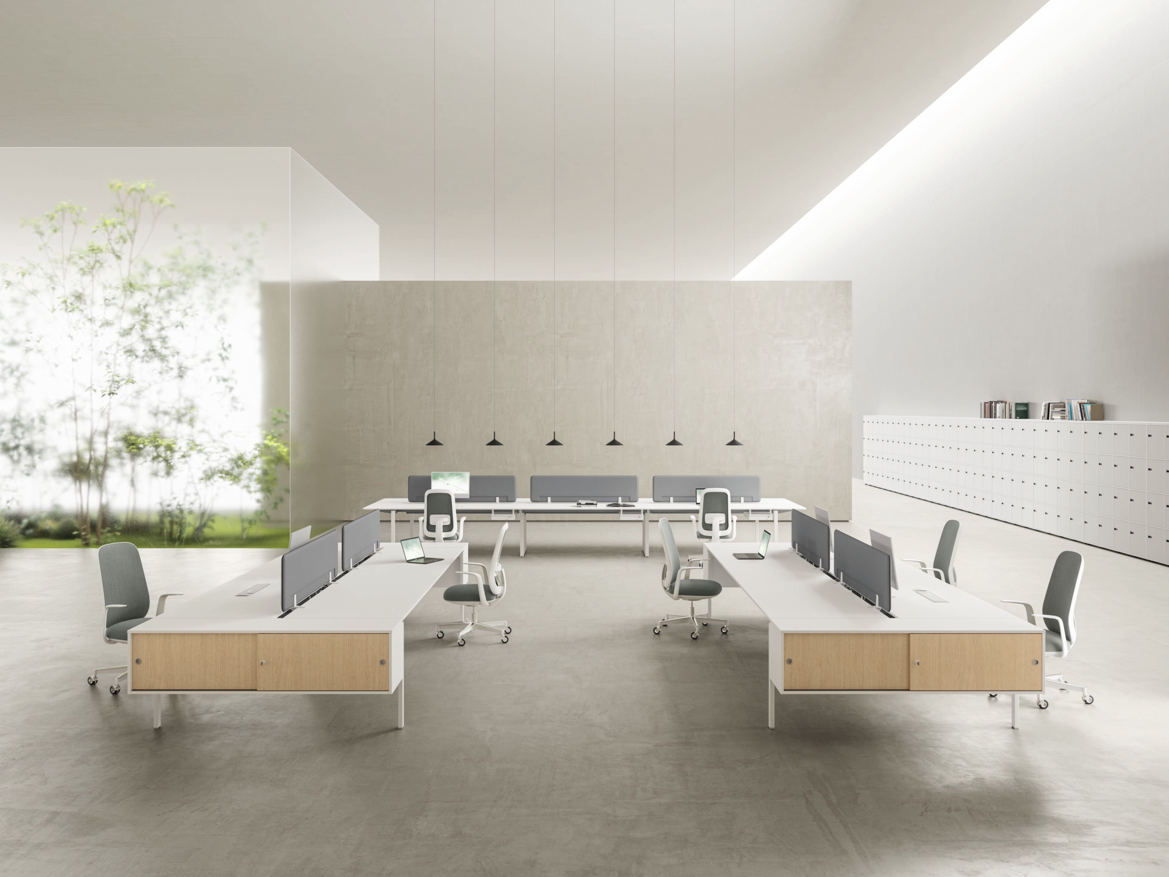 Секционный стол из меламина и металла DVO DV802 ARCH-00099579