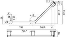 Emco Bad Поручень металлический фиксированный System2 sun-id-1476162 - Вид №4