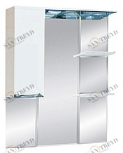 Зеркало Жасмин-85 прав. (свет) белая эмаль MISTY 231248