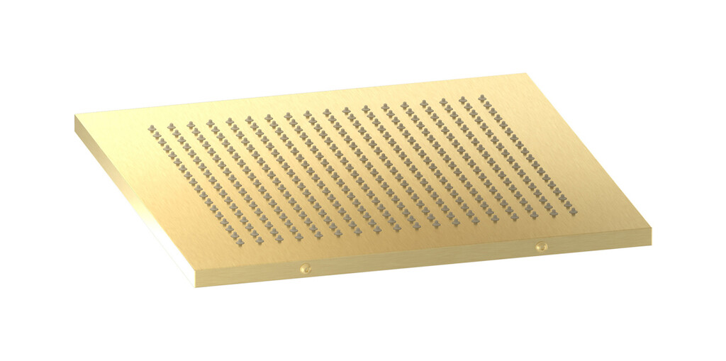 Полувстраиваемая душевая лейка с дождевой струей WE ARE IB av320is Brushed Pale Gold Aqua