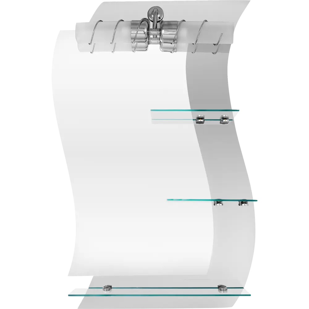Зеркало «Кензо» с полкой 58 см 16705566 STLM-2191138 Santreyd Без серии