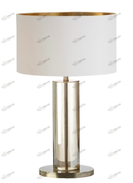 Настольная лампа Lisle Cognac Crystal от RVAstley 5322 RVASTLEY КЛАССИЧЕСКИЕ 061941 Белый;прозрачный 