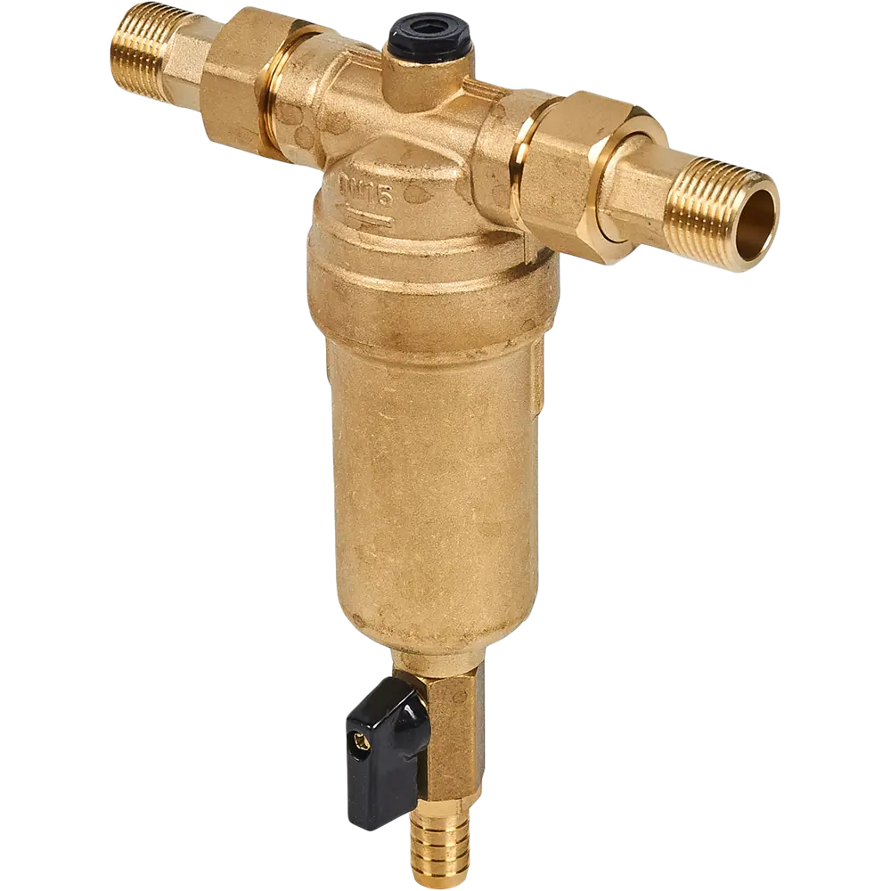 Фильтр механической очистки Santreyd для горячей воды с манометром 1/2" 82890088 STLM-0810550 - Вид №1