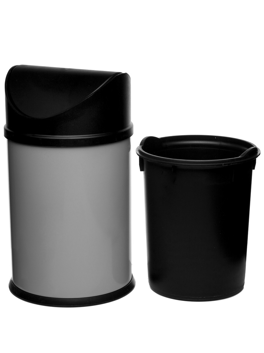 Вёдра с педалью и крышкой Auriga 12L Grey NAVAKO 11044 - Вид №2