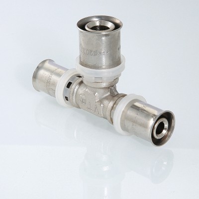 VTm.231.N.262020 Пресс-фитинг – тройник Valtec 26 х 20 х 20 мм  - Вид №1