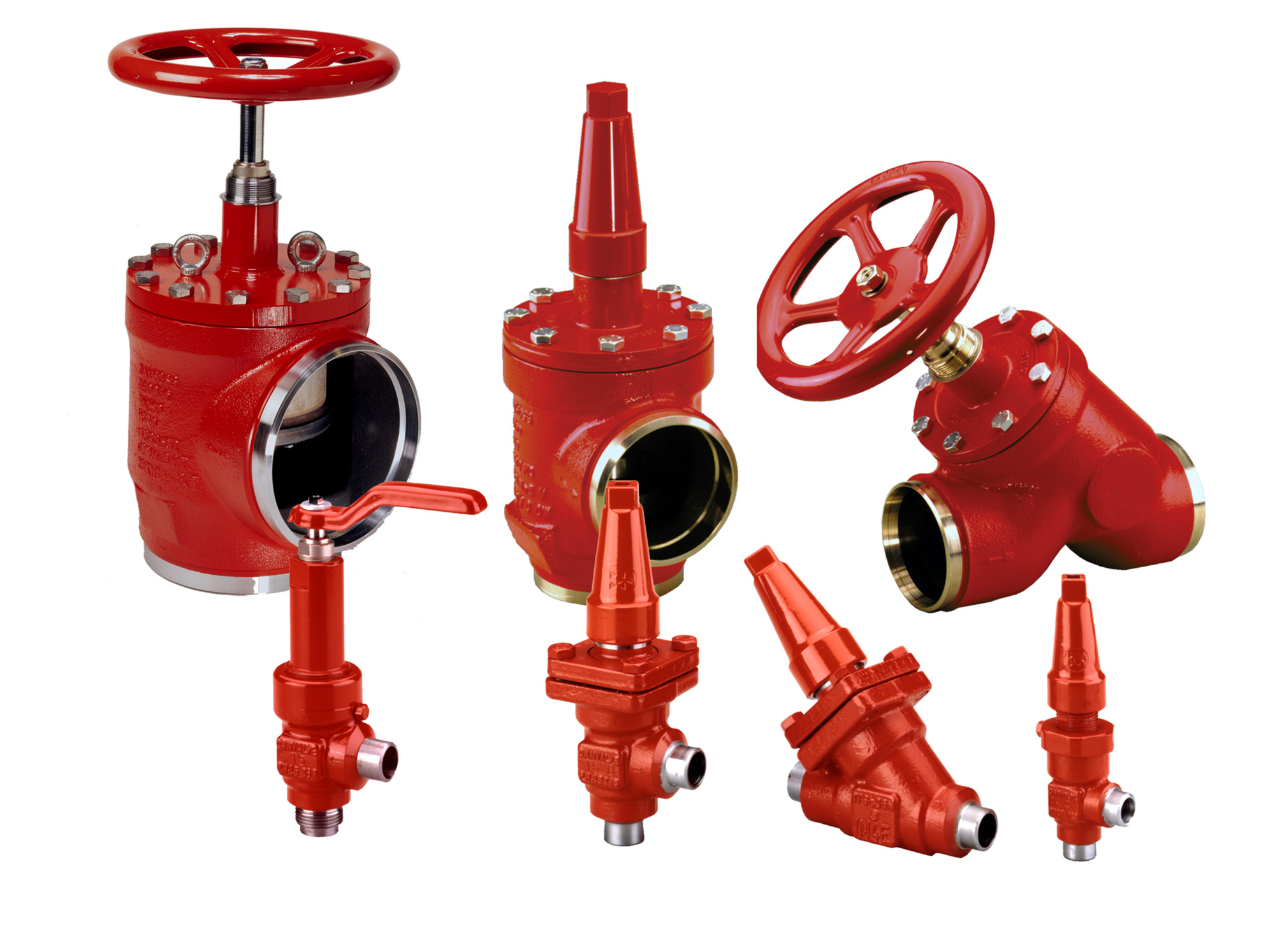 Danfoss SVA-S — запорные клапаны со стандартным штоком SVA-S 50 D STR H-WHEEL Запорный клапан 148B5710  - Вид №3